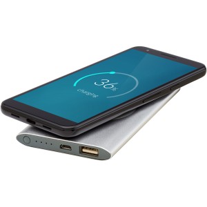 Juice 4000 mAh vezetk nlkli powerbank, ezst (powerbank)