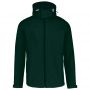 Kariban frfi kapucnis softshell dzseki, Bottle Green