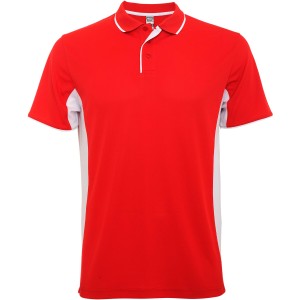 Montmelo rvid ujj uniszex sportpl, red, white (T-shirt, pl, kevertszlas, mszlas)