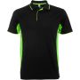 Montmelo rvid ujj uniszex sportpl, solid black, lime