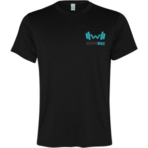 Slam rvid ujj frfi sportpl, solid black (T-shirt, pl, kevertszlas, mszlas)